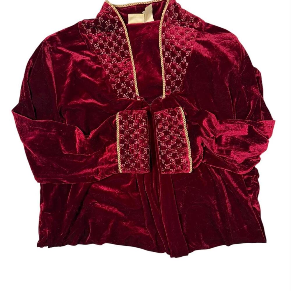 Adonna vtg renaissance‎ robe burgundy - Picture 3 of 7